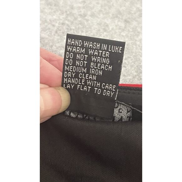 Hong Ni Red Maxi Midi Dress Sequins Asymmetrical Valentine Party Gala Glam SZ XL - Picture 9 of 10